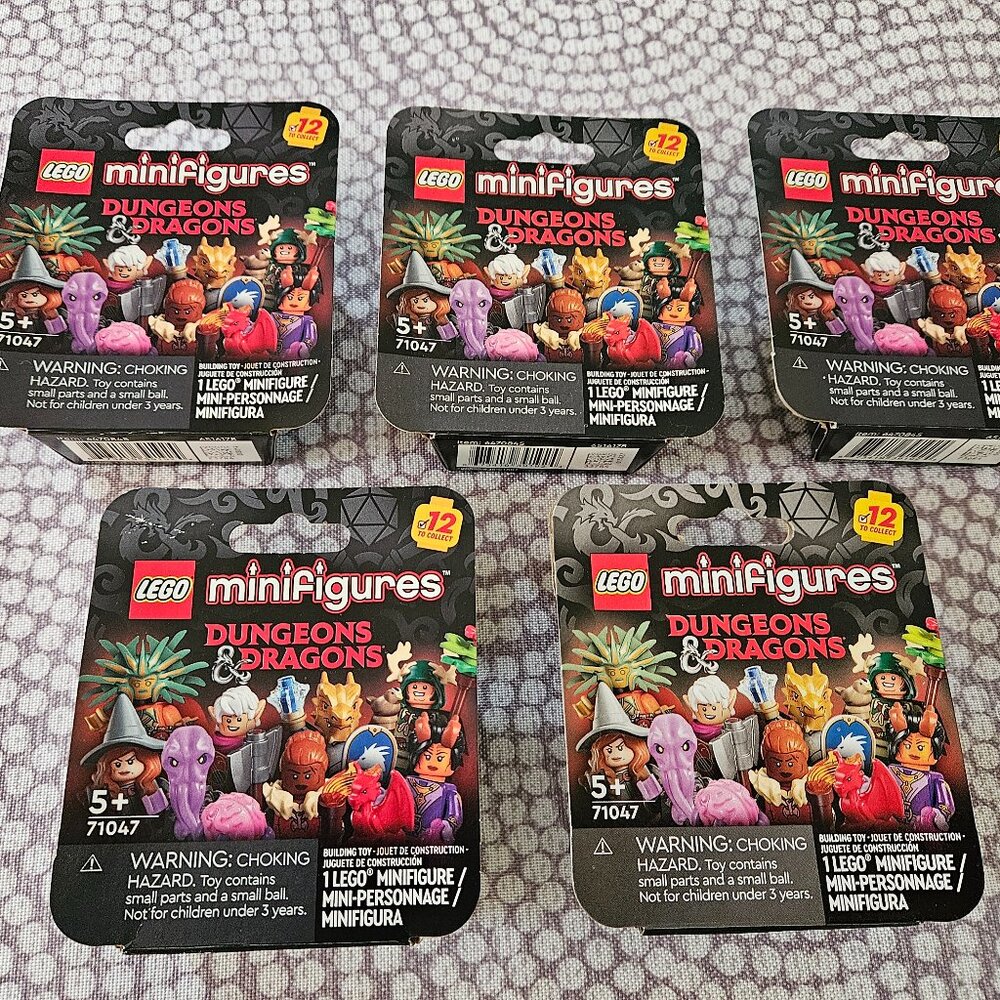 Lego Minifigures Dungeons & Dragons - 5 unopened packages